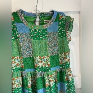 Floral Patchwork Dress